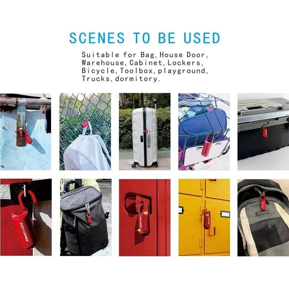 Smart Fingerprint Padlock – Nyckellös Biometrisk Säkerhetslås Carvallo