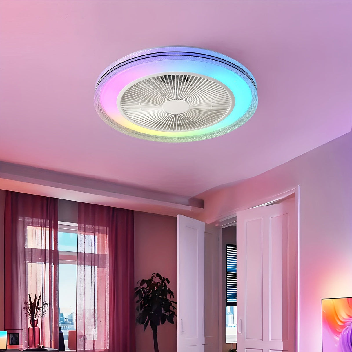 LumiCool RGB Takfläkt – Fräsch och Atmosfärisk Carvallo