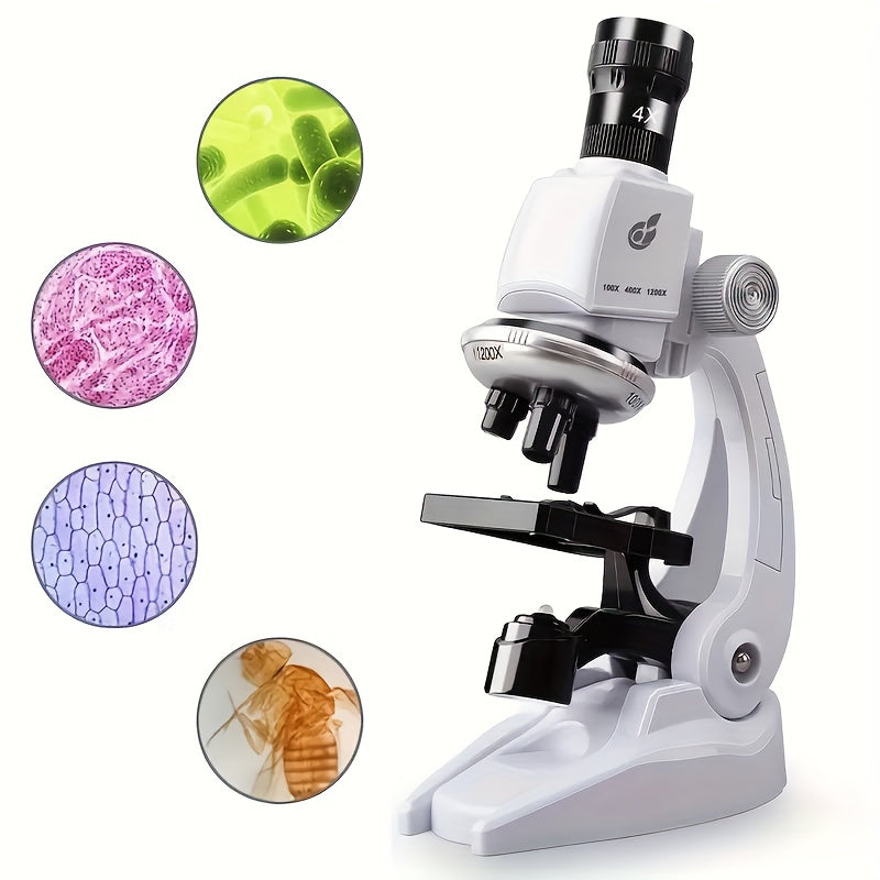 Mikroskop Kit Barn Plast Utbildningsleksak Carvallo