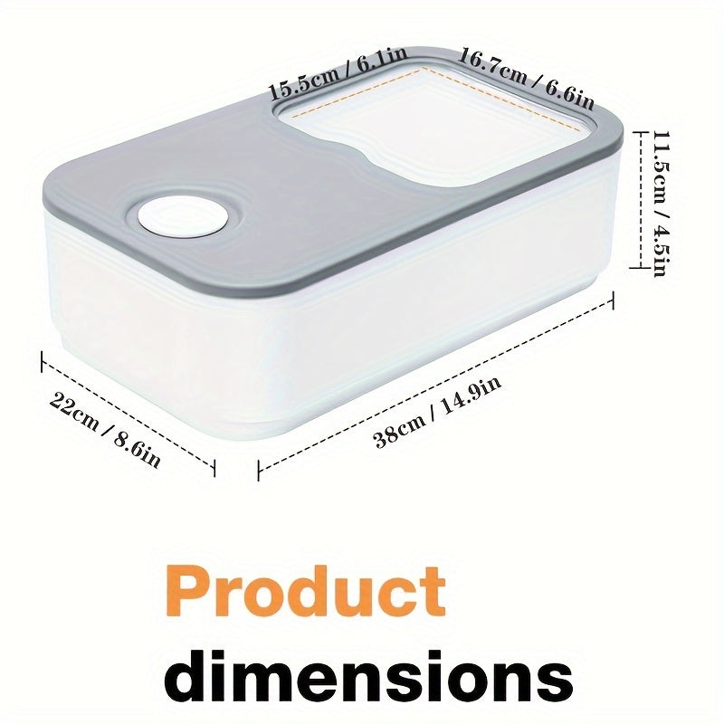 Stor tvättmedelsbehållare med skjutbart lock – Stor förvaringsbehållare för pulver och kapslar MILA Sverige