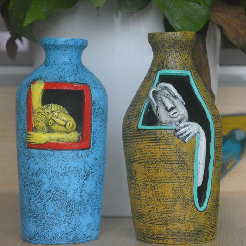 Carvallo - Djärv 3D-skulpterad ansiktsvas för enastående bostadsstyling Carvallo