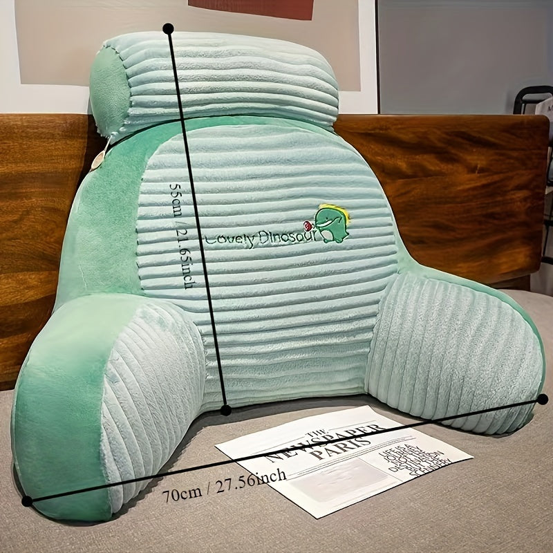 Plush Sängkudde med Ryggstöd - Mjuk Ländryggsstöd för Säng och Soffa, Fyra Säsonger Carvallo