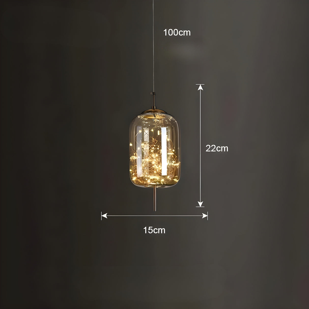 CrystalBeam Light - Modern LED Hänglampa Stjärnor Carvallo