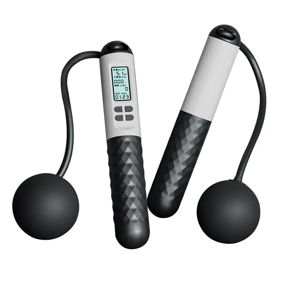 Viktad trådlös hopprep med räknare – Smart fitness hopprep för hemträning Carvallo