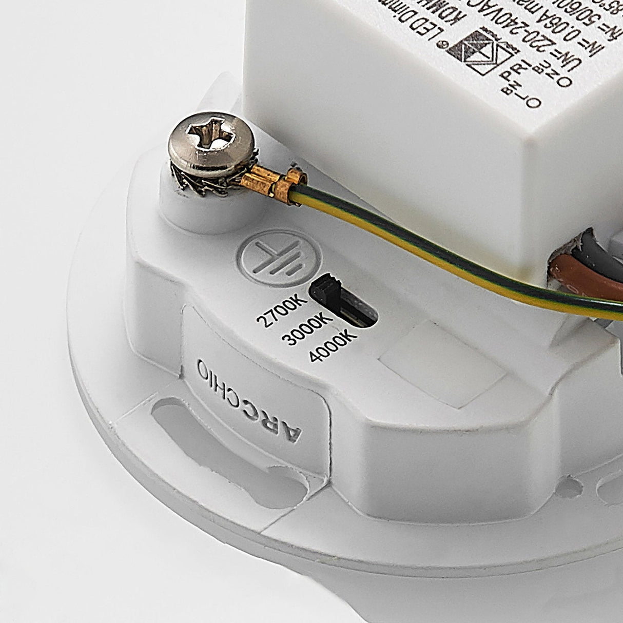 Vägglampa Modern Vit Aluminium LED Panel Carvallo