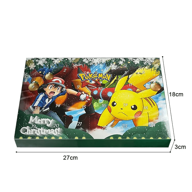 Poke Jul Adventskalender Mysterieskrin - 24st Figurer-Jul-BB-Hemnix