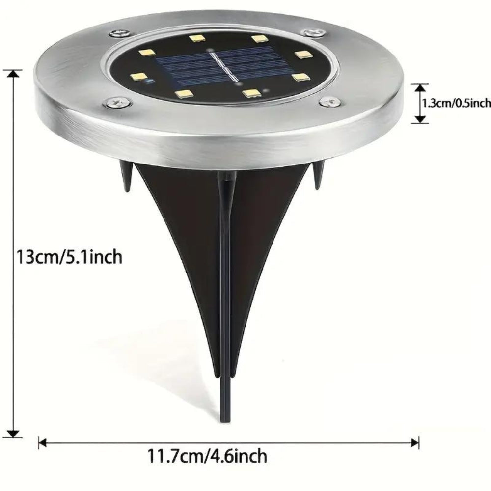 Solarträdgårdsgolvlampa Pack Carvallo