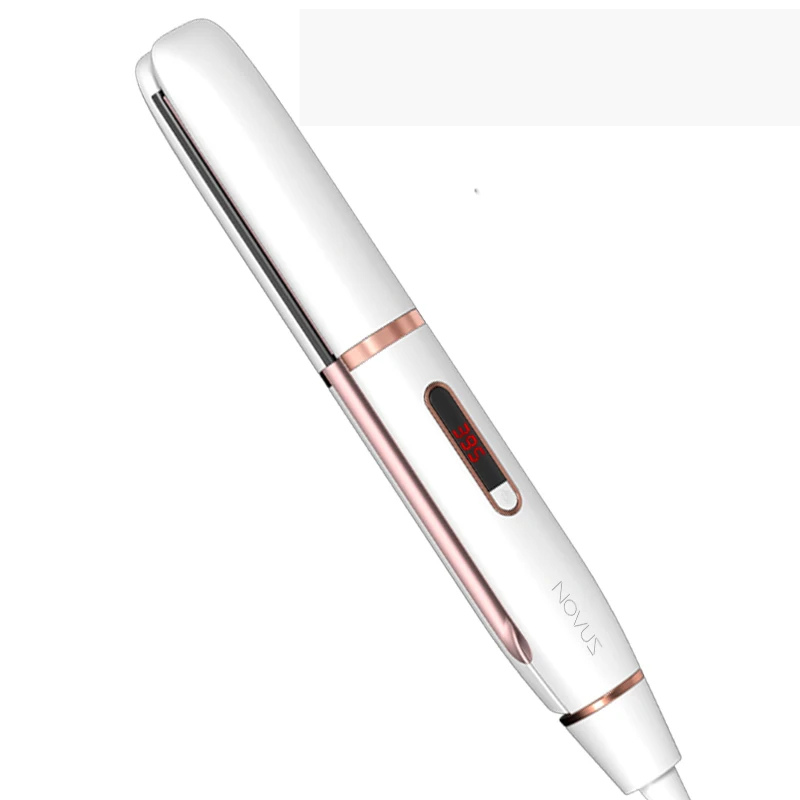 Carvallo 2-i-1 Plattång & Locktång | Med Arganolja-Keramisk Beläggning | 5 Temperaturnivåer | 120–200 °C | För Hår & Skägg Carvallo