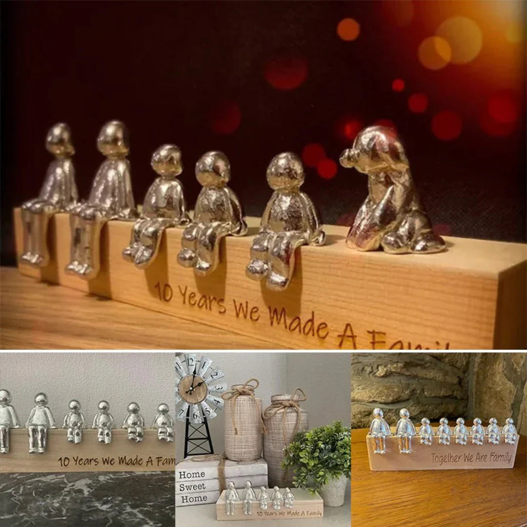 Tidlös familjeskulptur Carvallo