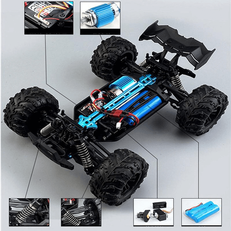 1:16 RC-Bil 50km/h – 4x4 Terränggående Monstertruck med 4WD och 2.4G Fjärrkontroll-Radiostyrt-BB-Hemnix