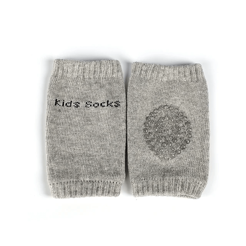 Mjuka Knäskydd för Barn-barn-BB-Prickar-Grå-Hemnix