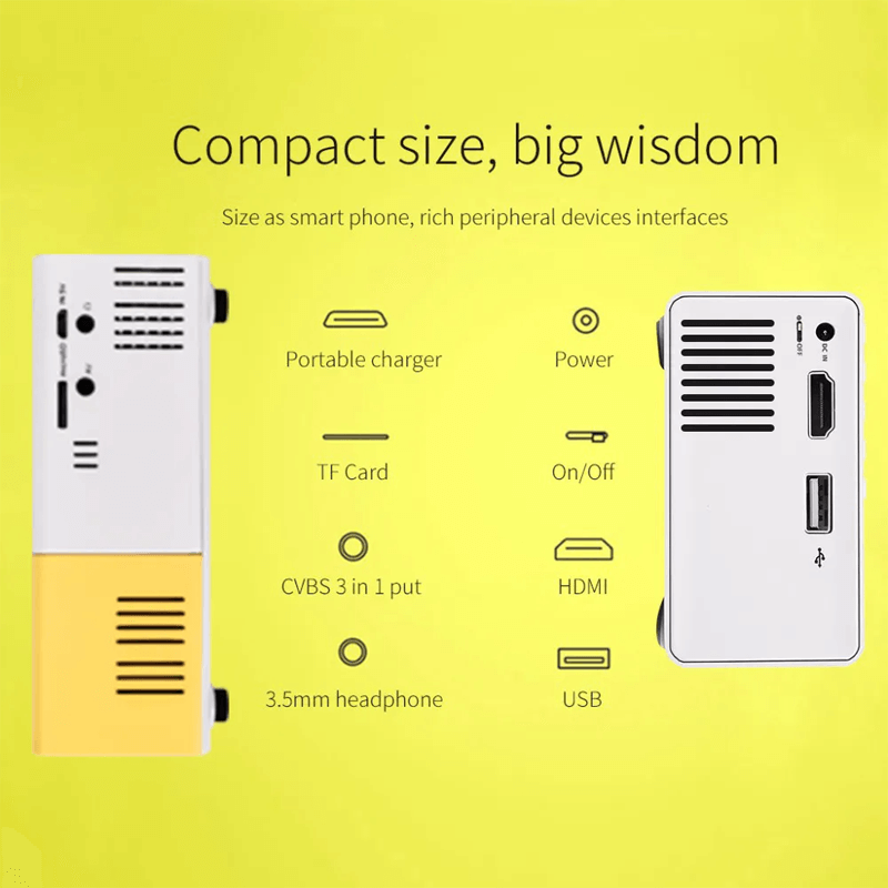 Portabel Miniprojektor-Projektor-BB-Hemnix