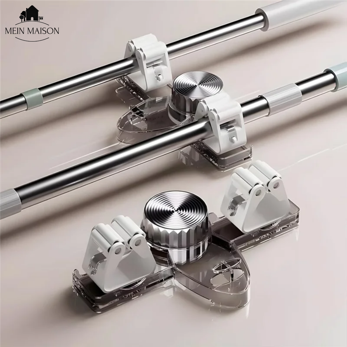 Carvallo | GripMates – Säker hållning för kvastar & mopp utan borrning Carvallo