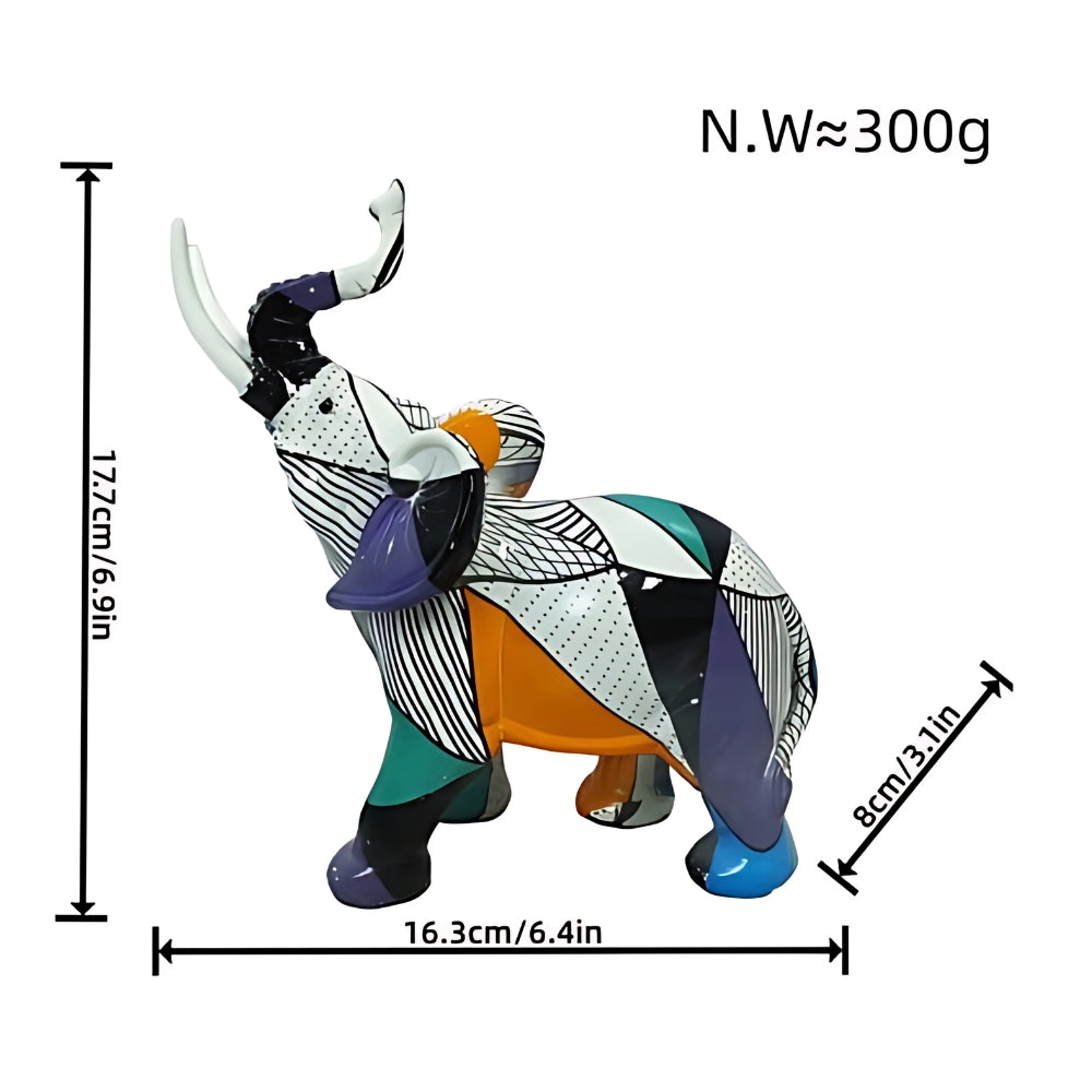 Lyxig Abstrakt Elefant Figur Carvallo