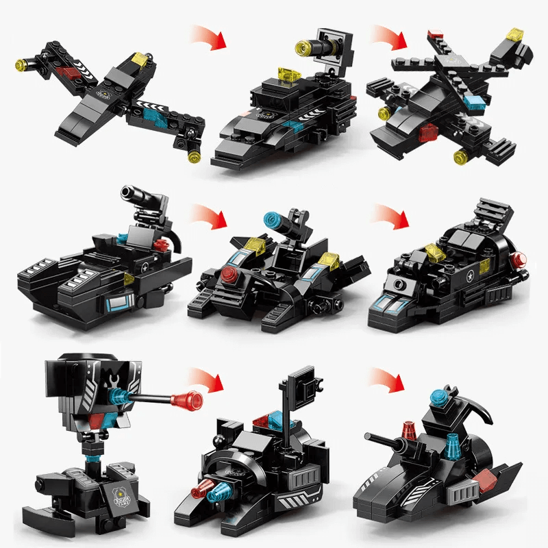 Mekaniska Transformationsbyggklossar 27-i-1-Byggsats-BB-Hemnix