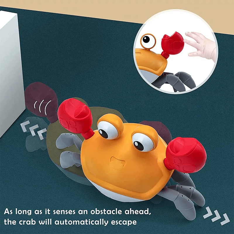 Musikalisk Krabblemma – Interaktiv och Laddningsbar Baby Leksak-0-3 År-BB-Hemnix