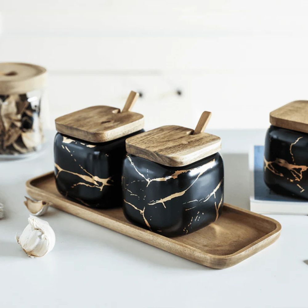 Royal Vein Porslin Kryddburk Set Carvallo