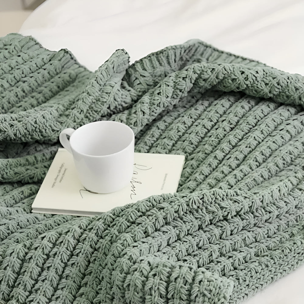 Vintage Chunky Knit Filt Carvallo