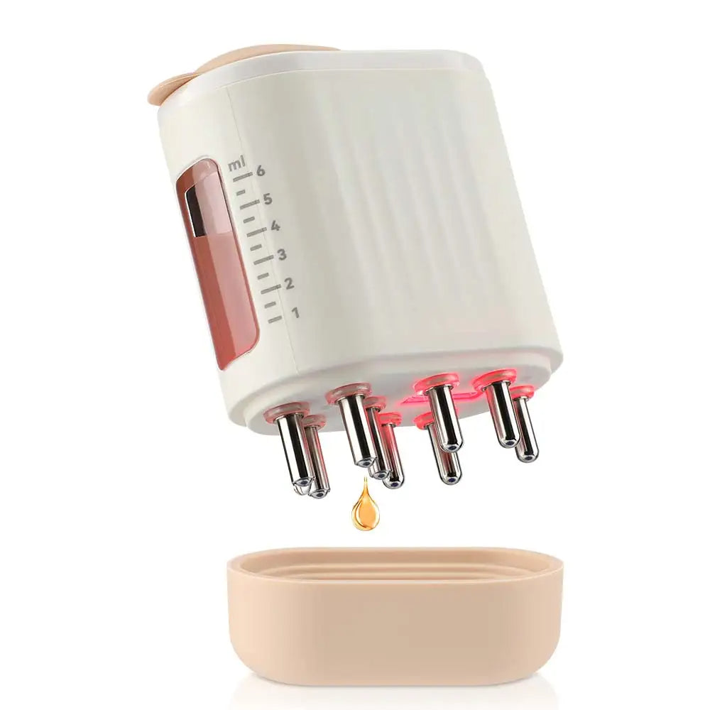 Huvudbottenmassager - Elektrisk hårväxt & behandlingsolja appliceringsborste Carvallo