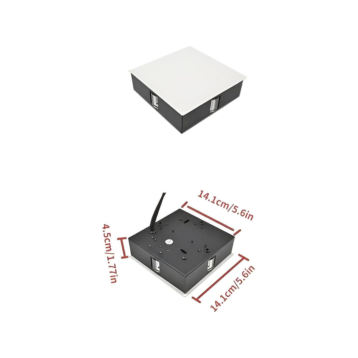 GlowBeam Light - Kreativ KTV LED-vägglampa Carvallo