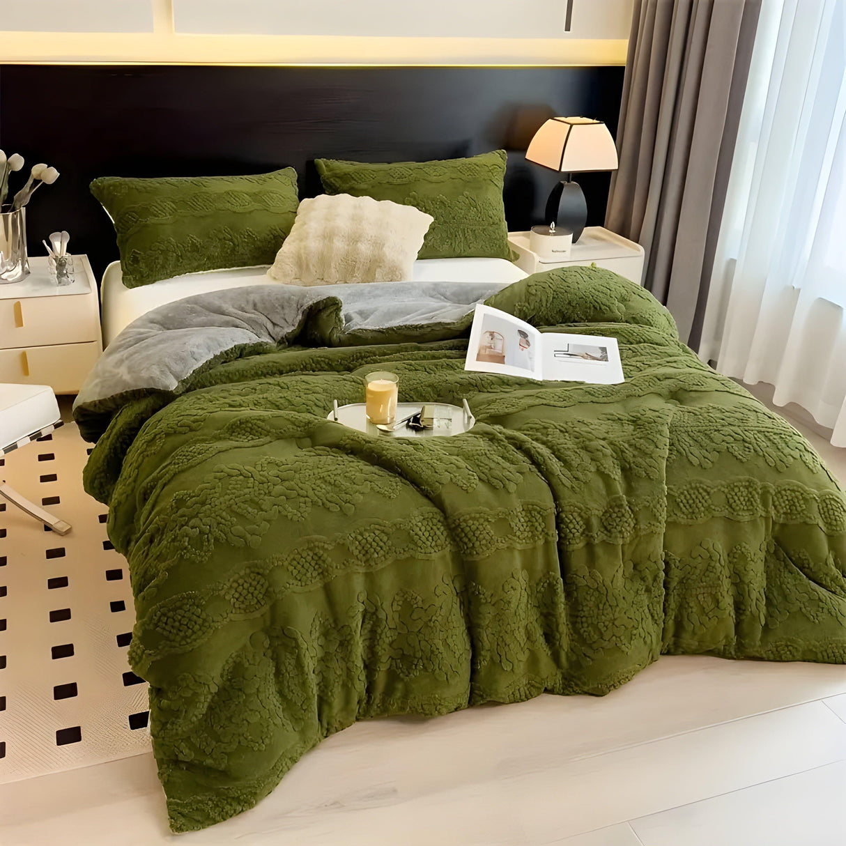 DreamCloud Täcke - Varm Ultra-Mjuk Taffeta Filt Carvallo