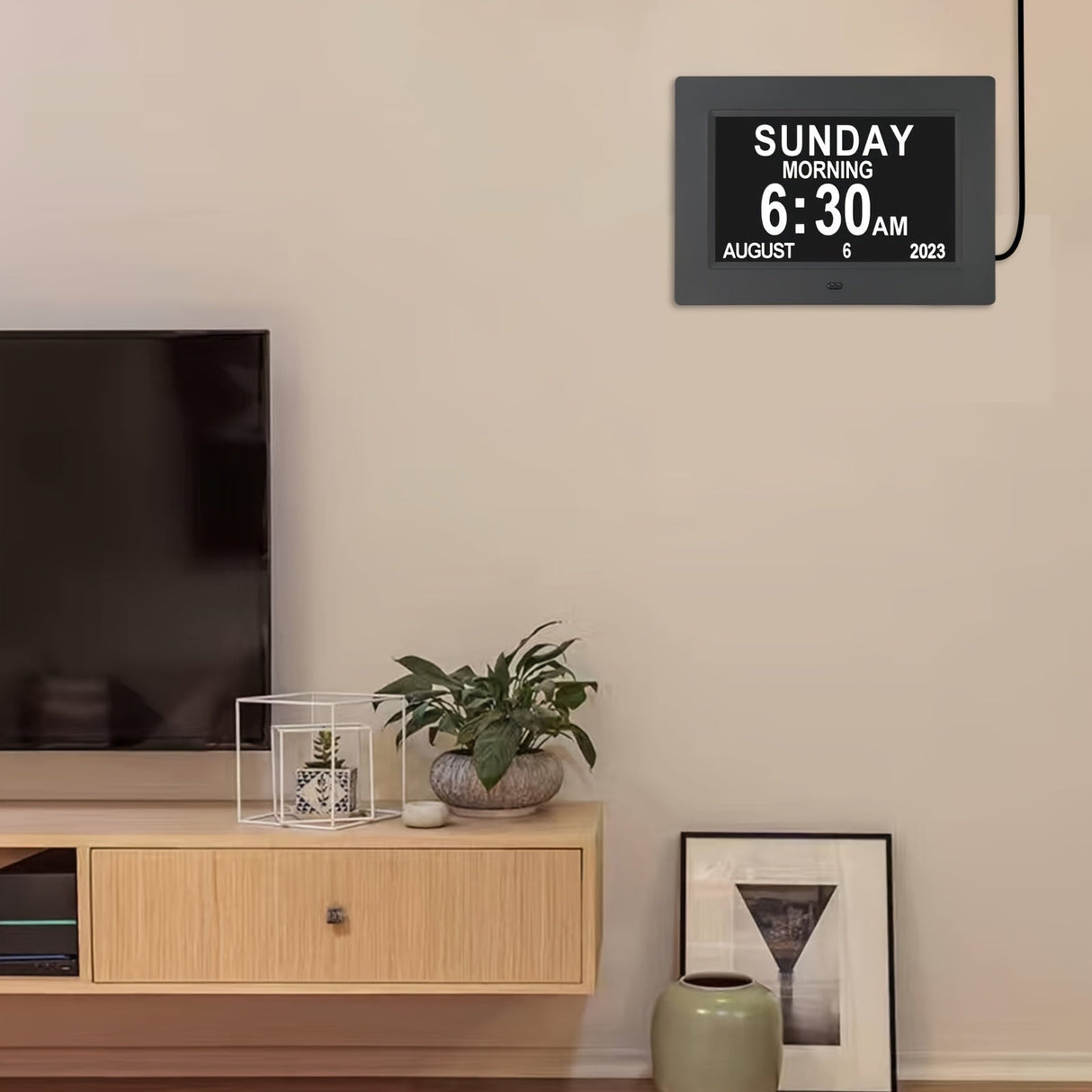 Digital Väckarklocka Kalender Alarmvisning Ram Carvallo