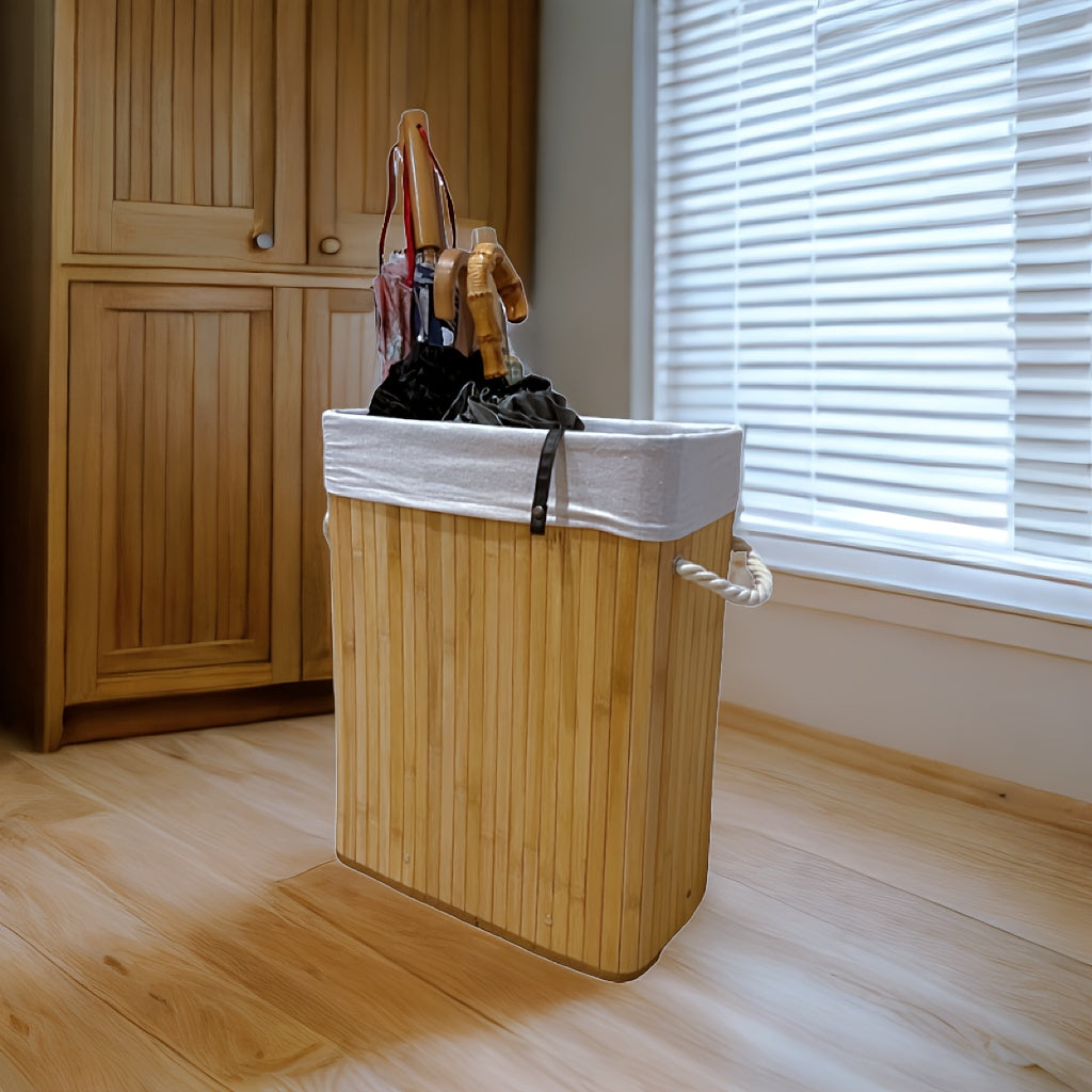 Bambu Vävd Förvaringskorg - Hållbar och Praktisk för Varje Rum Carvallo