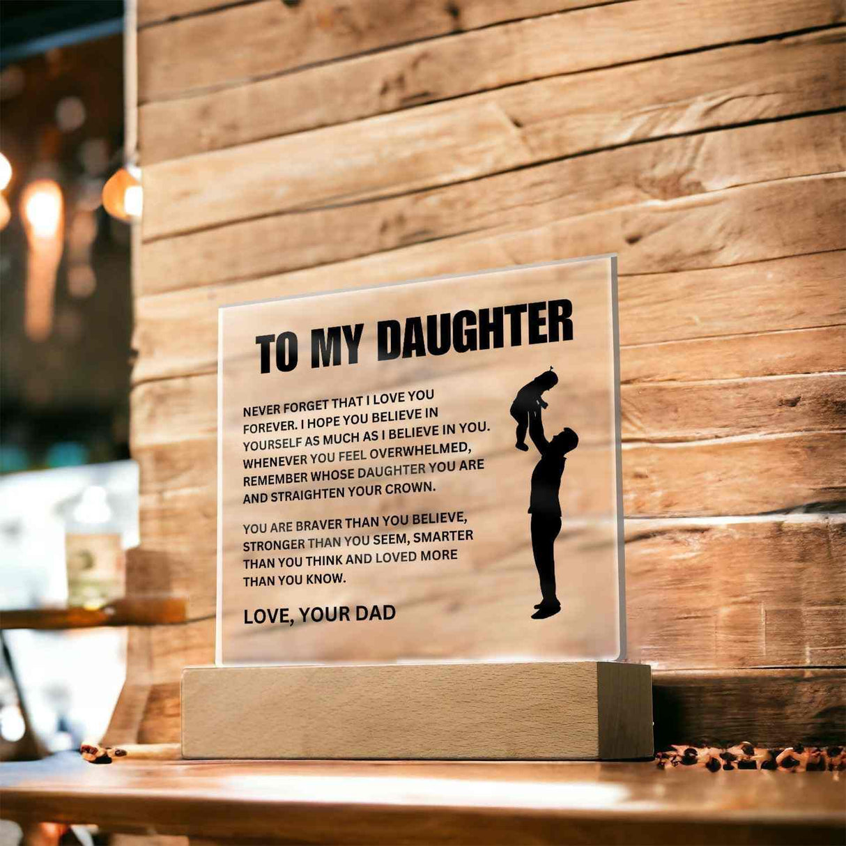 CrownGlow – Meningsfull LED-presentlampa för döttrar Carvallo