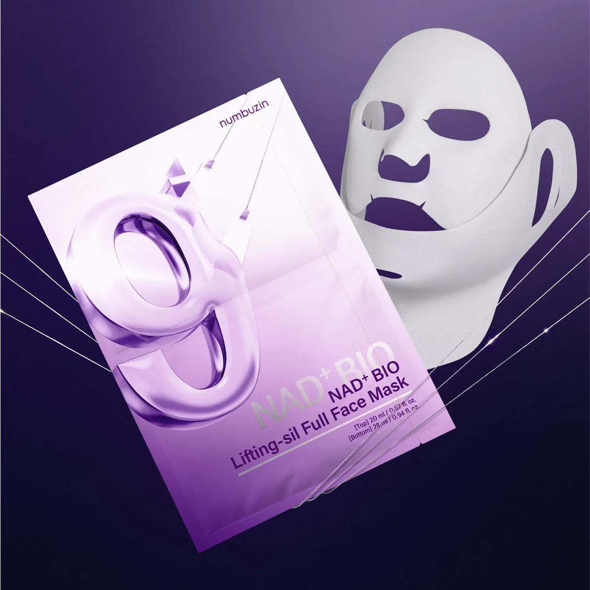 Numbuzin No.9 NAD+ Bio Lifting-serien-VaruZ-Sheetmask Ritual (4 st)-Hemnix