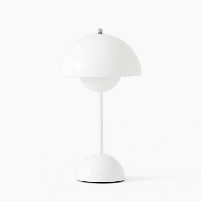 Vintage Trådlampa | Uppladdningsbar med Plisserad Textilskärm | Touch Dimmbar Carvallo