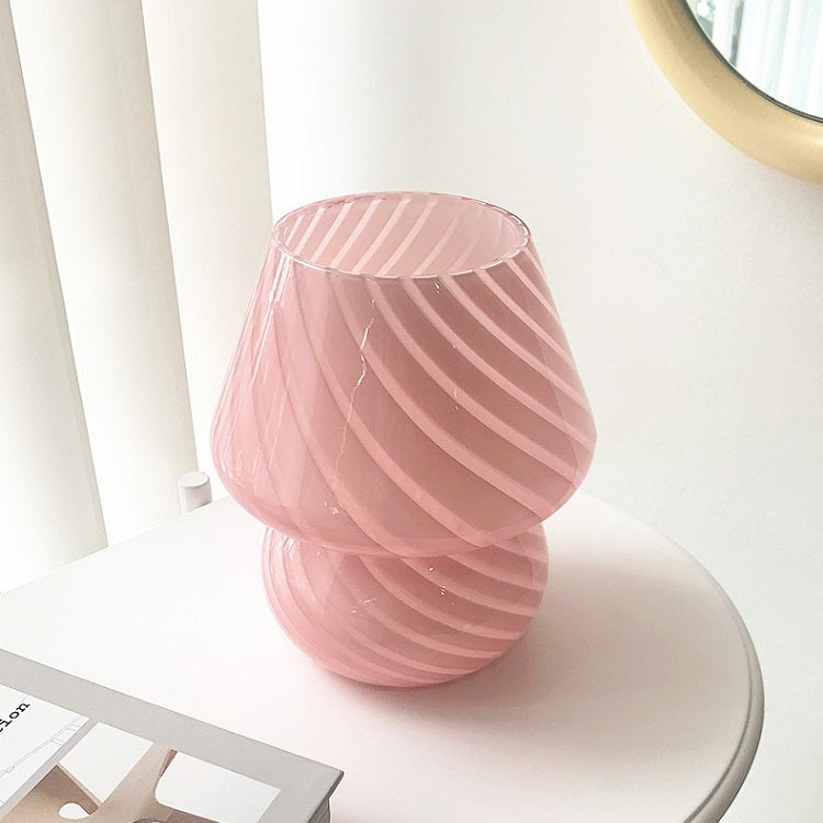 Glas Piltable Lampor | Varm LED Glöd | 7,5" Retro Design | USB eller Stickkontakt | Färgglad Vintage Stil Carvallo