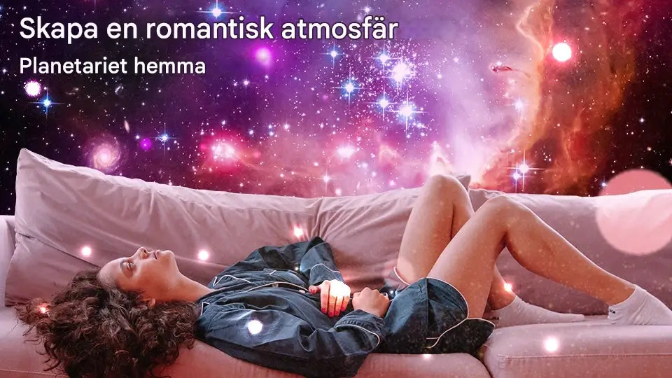 CosmaView – Stjärnhimmel Projektorlampa för Barnrum och Sovrum | Galaxy Projektor med 360° Rotation-Night Lights & Ambient Lighting-BB-Hemnix