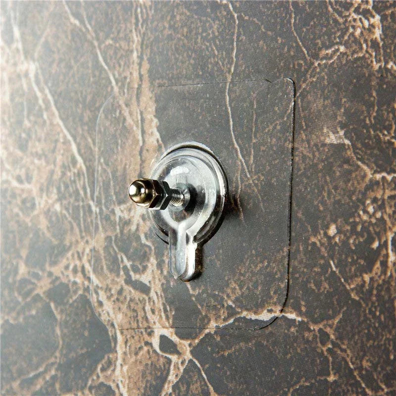 Självklistrande väggkrokar med gänga | För säker hållbarhet och mångsidig användning Carvallo