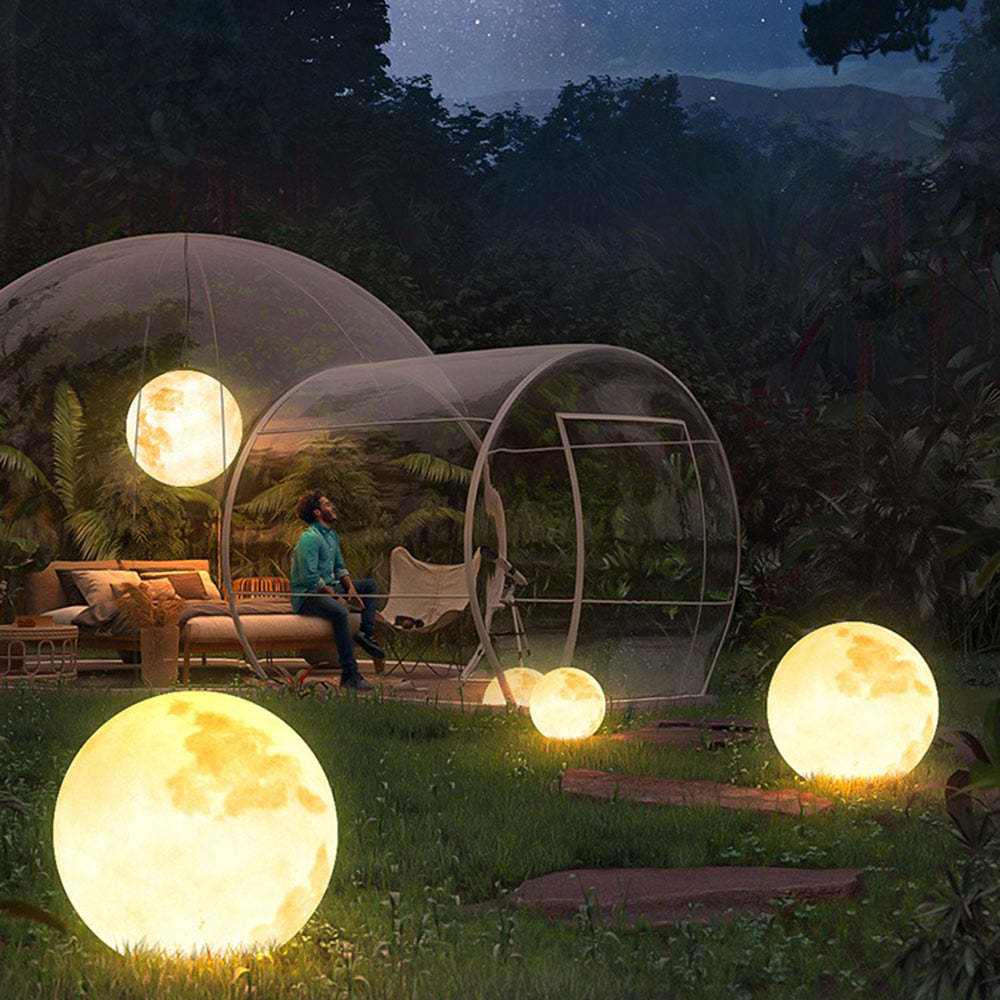 Guld Hängande Lampa – Måninspirerad Form Carvallo