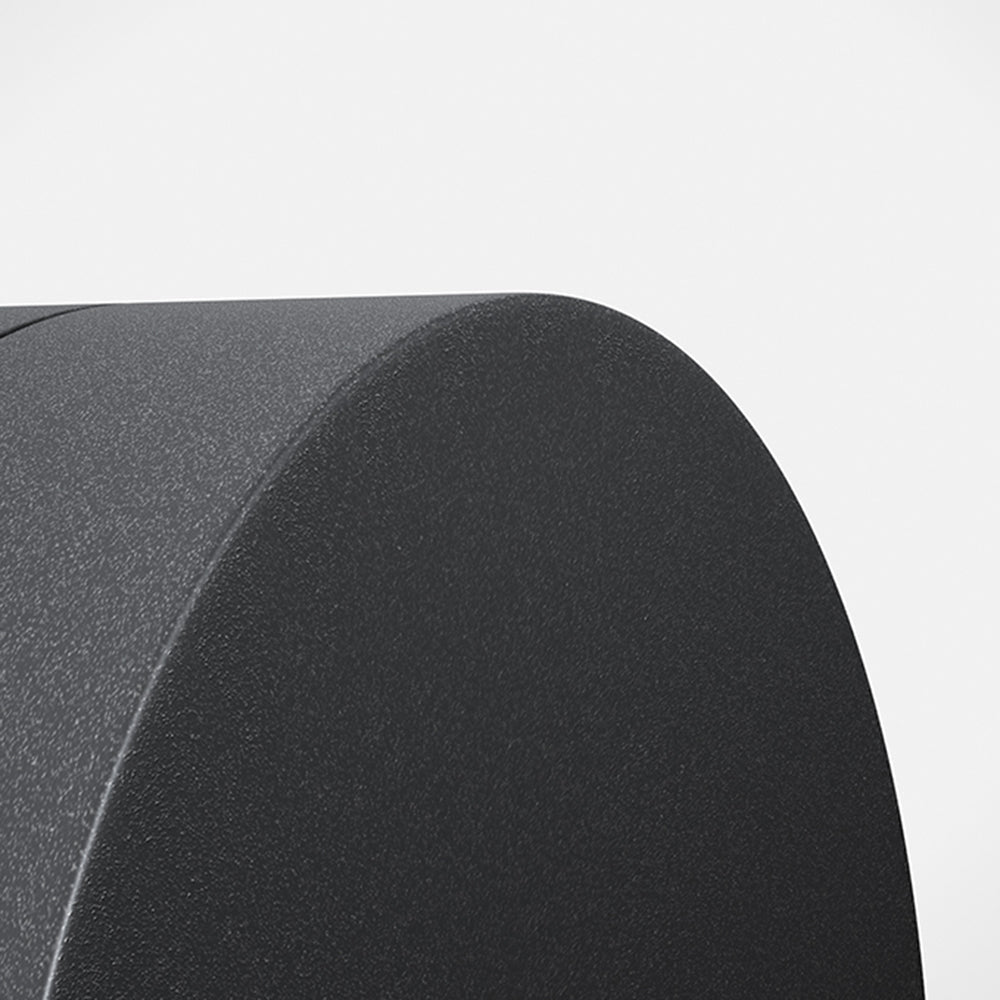 Nutida Rund Glas Utomhus Vägglampa Carvallo