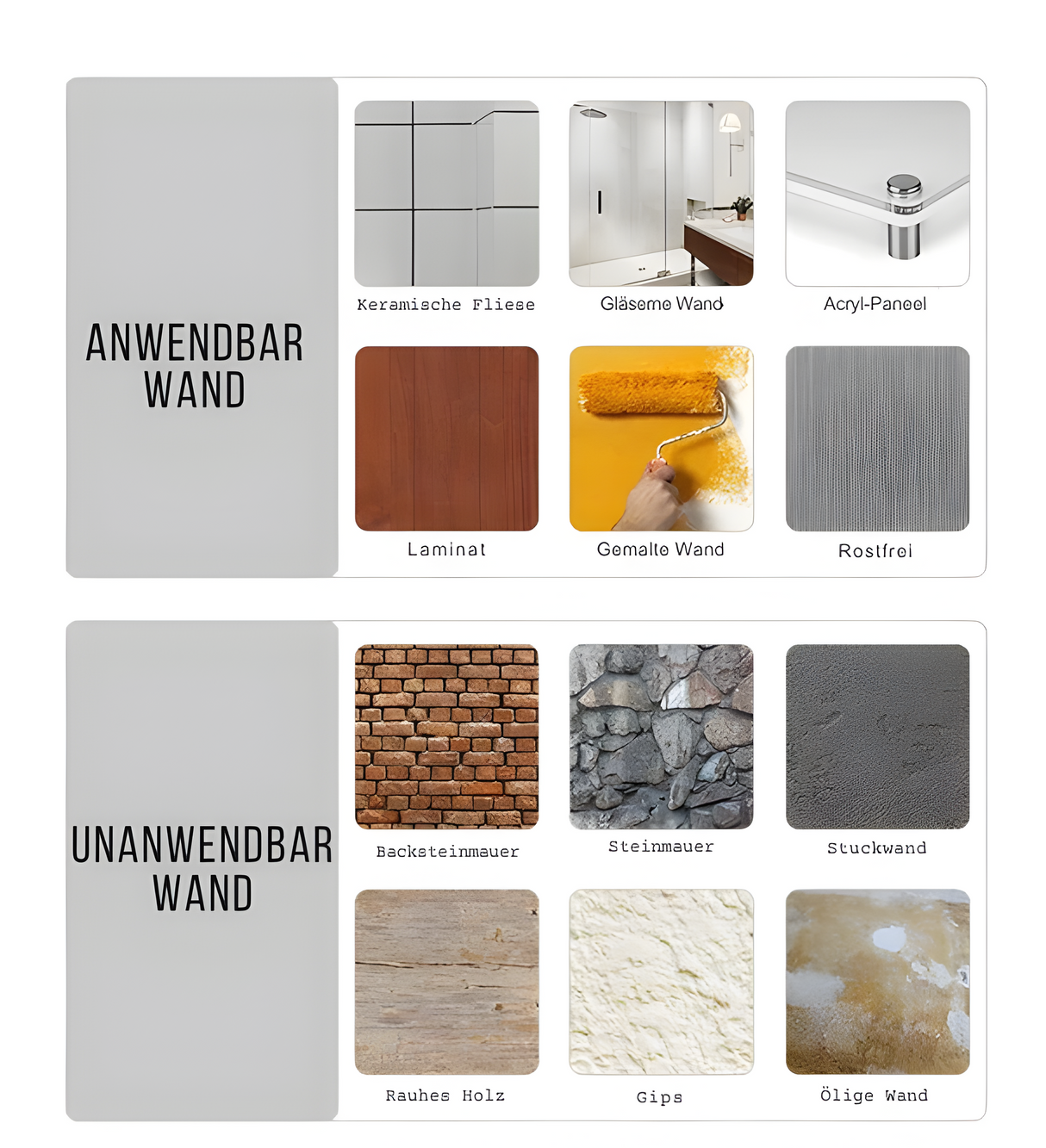 Carvallo 3D Väggplattor Självhäftande | Utan Borra & Vattentäta | Modernt Design Carvallo