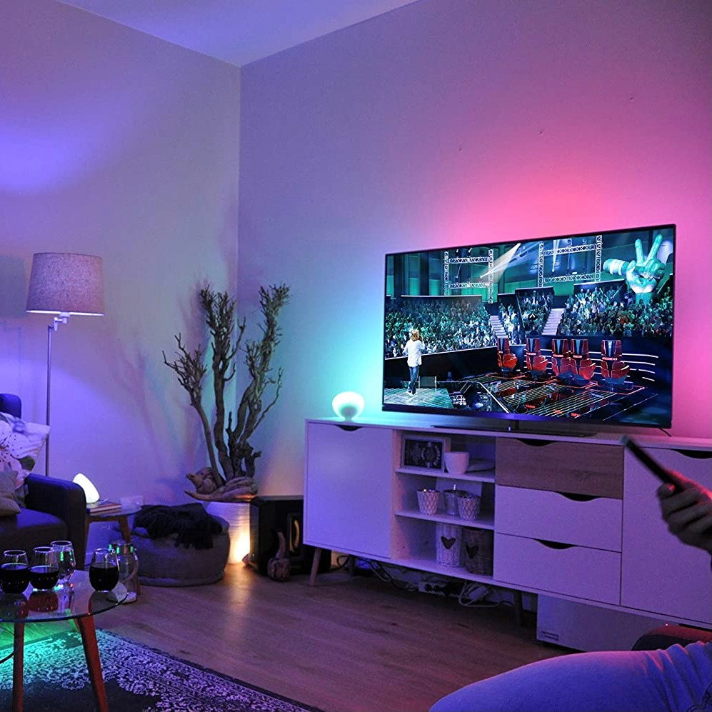 LED Strip Lights Fjärrkontroll Färgändrande Stämning Carvallo