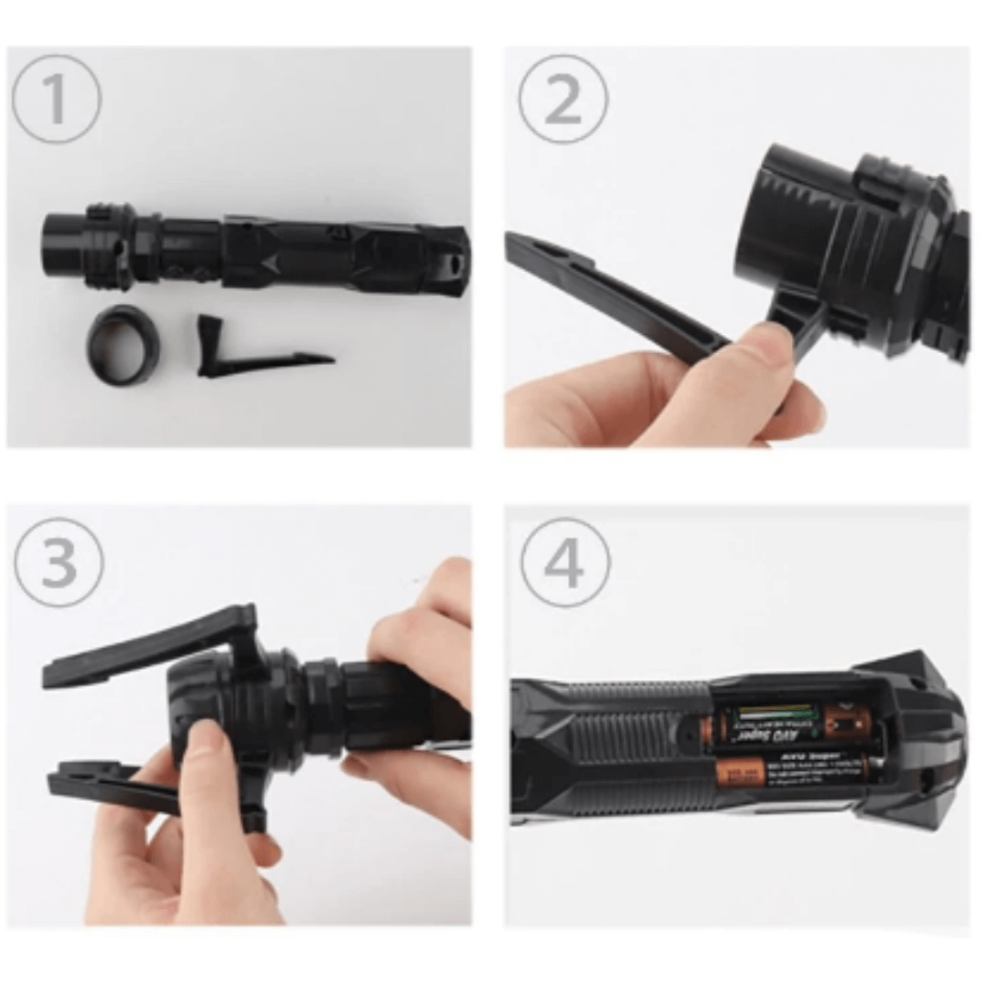 Uppfällbart Ljussabel-svärd (2 st)-Gadgets-bellasverige-Hemnix