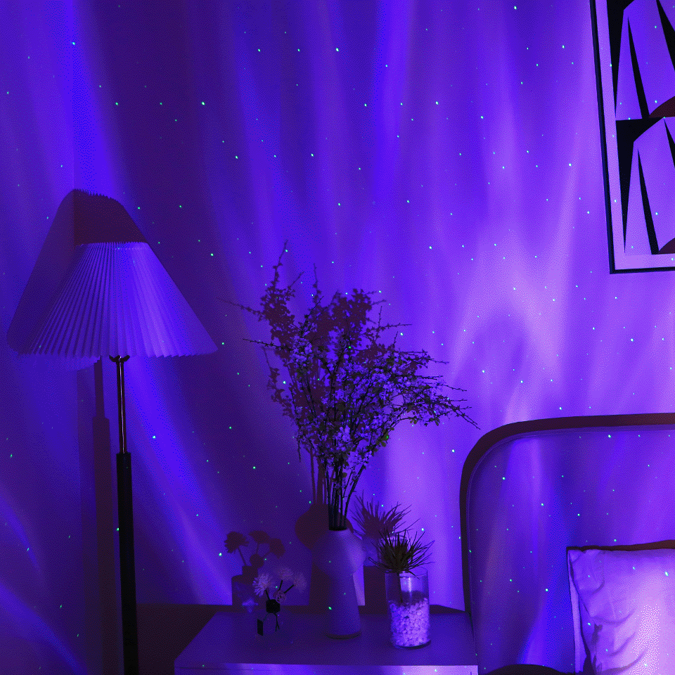 RoyaleGlow Aurora Starlight Projektor – Förvandla ditt utrymme med magiska norrsken Carvallo
