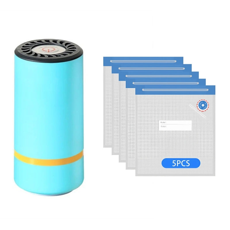 Carvallo - Bärbart vakuumförseglingsapparat med påsar Carvallo