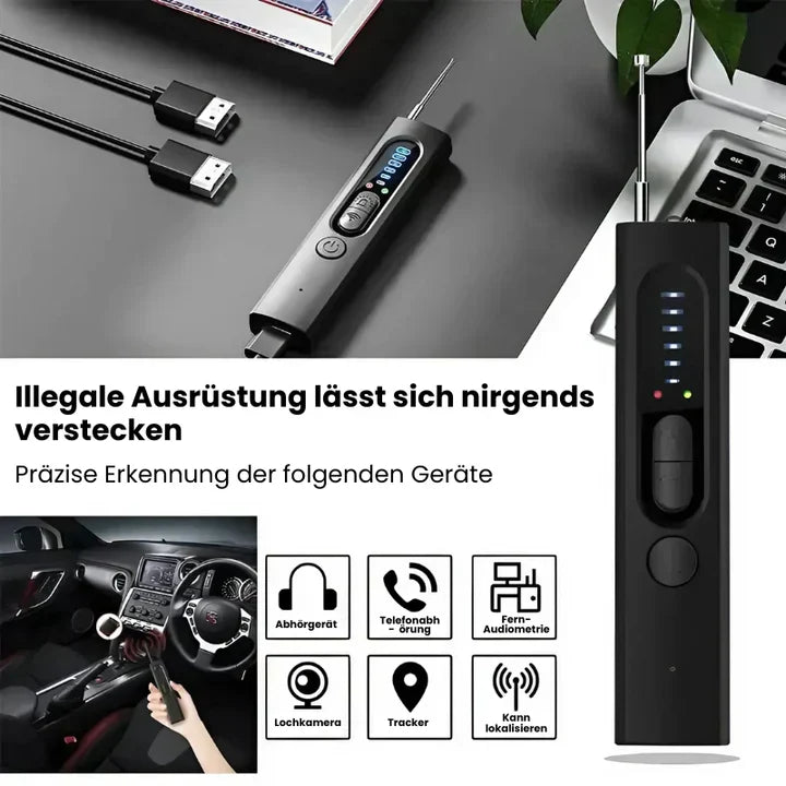 SpyGuard | Bärbar infraröd dold kamera och rörelsedetektor MILA Sverige