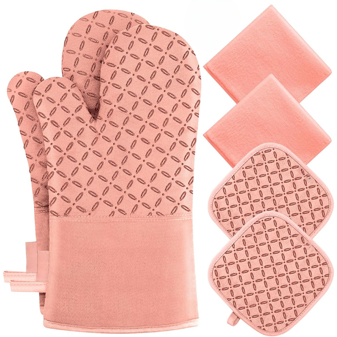 Carvallo-Set HeatGuard Pro | 6-delat | Värmebeständig upp till 260 °C | Rutschfritt silikon | Extra lång Carvallo