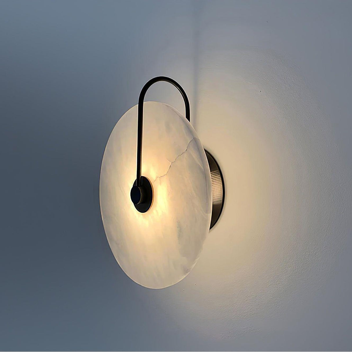 LuxeStone Light - Modern sten LED-vägglampa Carvallo