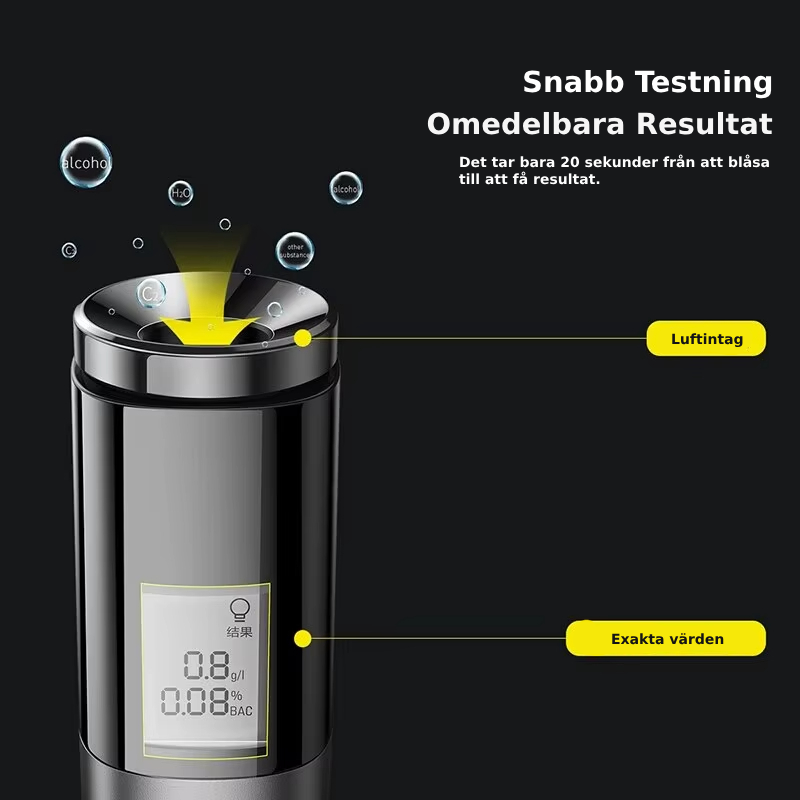 Portabel Alkoholmätare – Beröringsfri & Laddningsbar-Hemnix-Hemnix