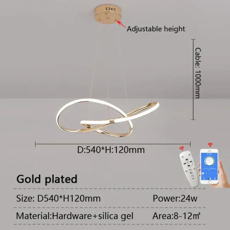 LightMaster - Slim LED Taklampa Uppsättning Carvallo