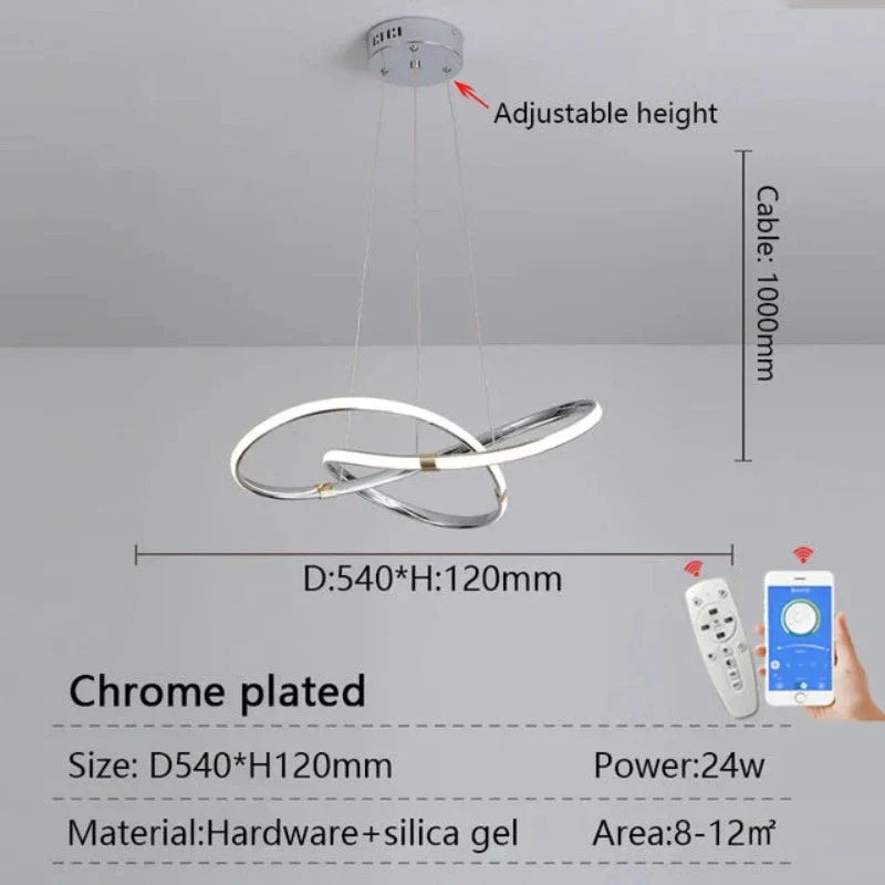 LightMaster - Slim LED Taklampa Uppsättning Carvallo