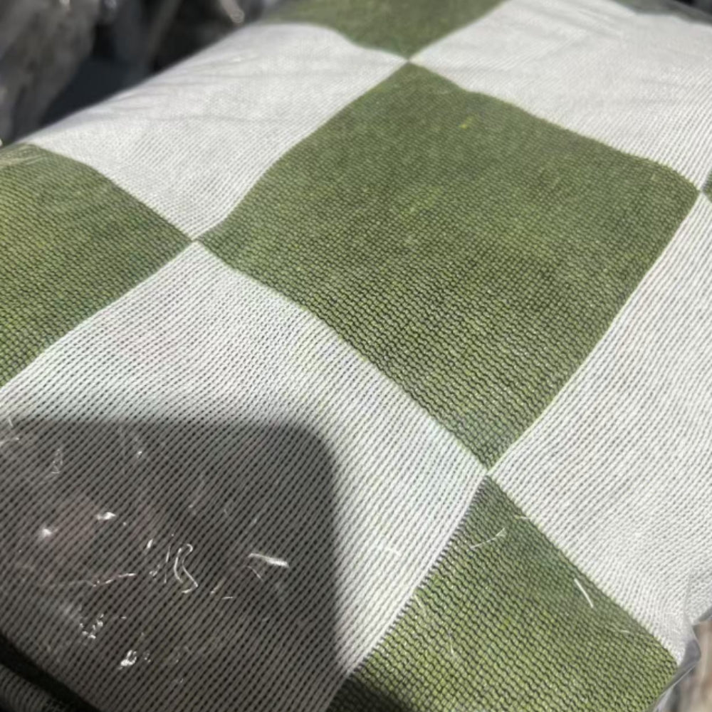 Klassisk Rutig Picknickfilt med Fransar Carvallo