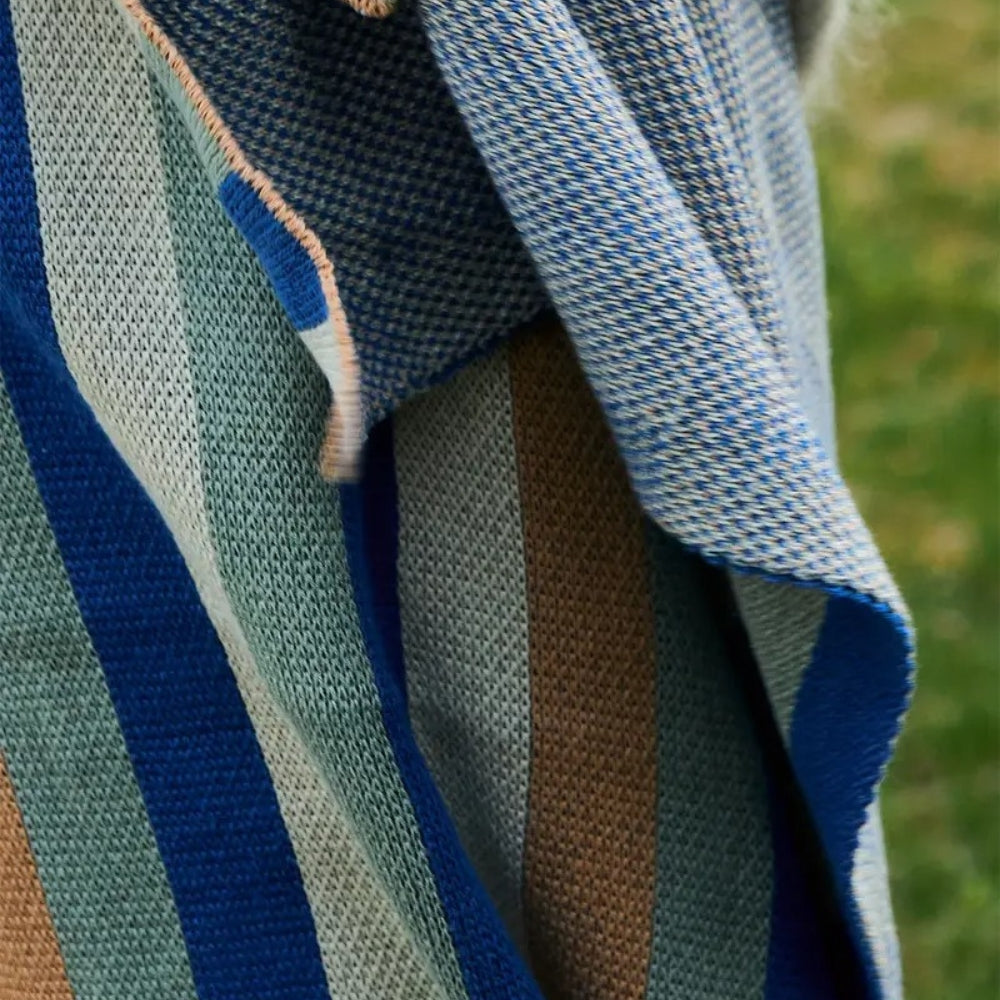 Nordica Randig Andningsbar Bomullsfilt Carvallo