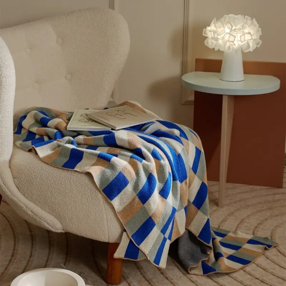 Nordica Randig Andningsbar Bomullsfilt Carvallo