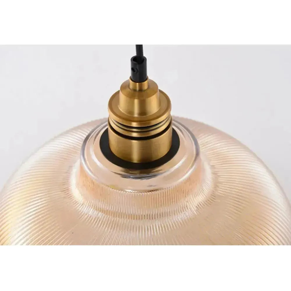 LumiAura Light - Nordisk Vintage-Glas-Pendellampa Carvallo